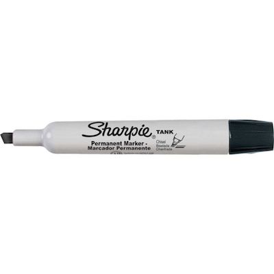 Caneta Sharpie Permanente Ponta Tank Preta