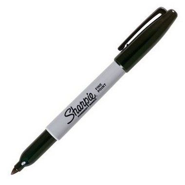 Caneta Sharpie Permanente Ponta Fina Preta