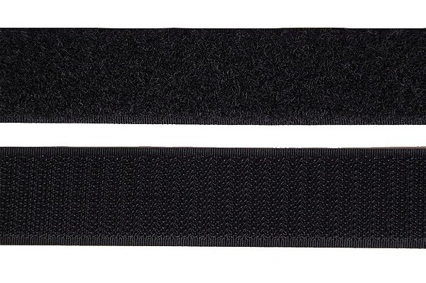 Fita VELCRO® Adesivo Cor Preto Velcro Macho-Gancho