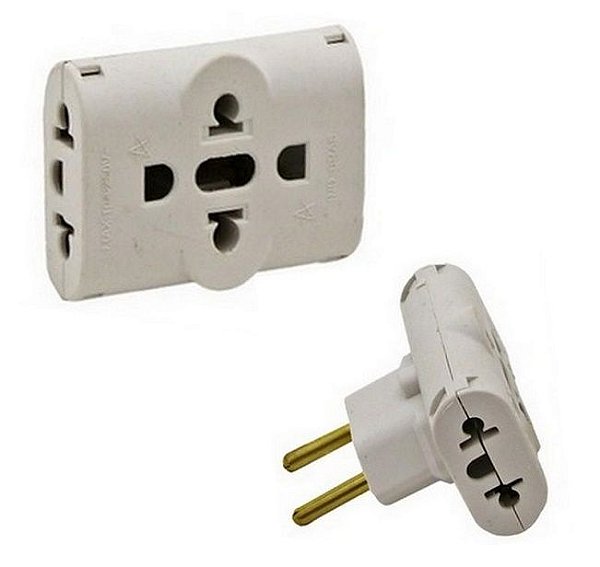 Adaptador Tomada Benjamin Branco