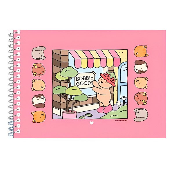 Livrinho para Colorir Bobbie Goods Capa Dura Diversão Pintura Cor:Rosa