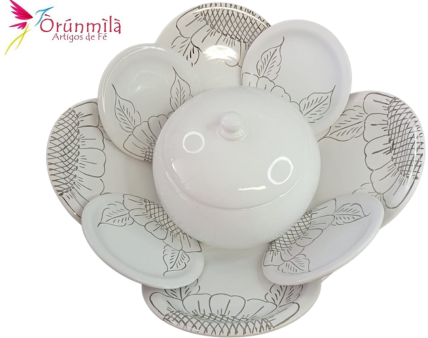 Iba de Oxala detalhes prata