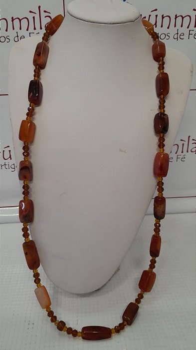 FIO DE OXUM COM ÁMBAR