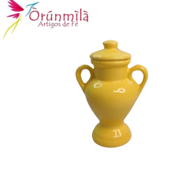 Quartinha  amarela 14cm