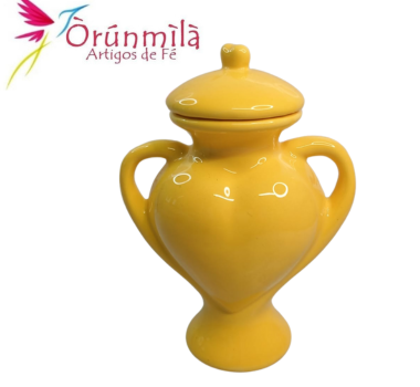 Quartinha formato coraçao 18cm