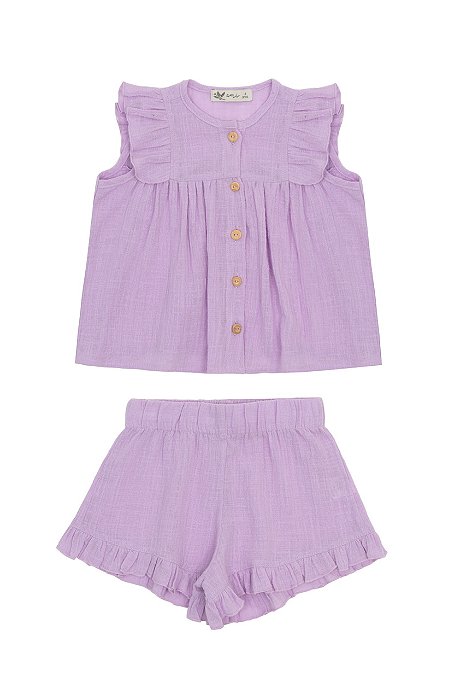 Conjunto Les Amis - Lilás