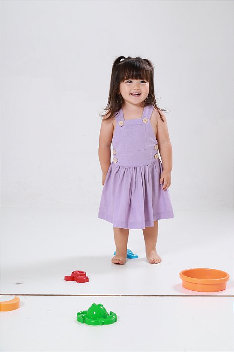 Jardineira Isa - Lilás