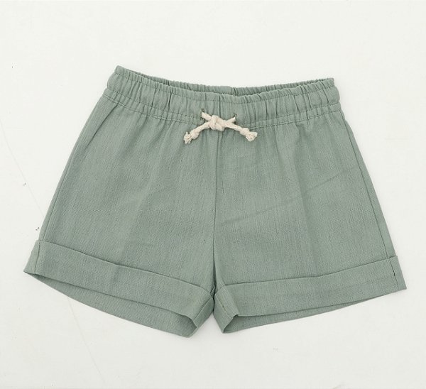 Shorts linho - Verde