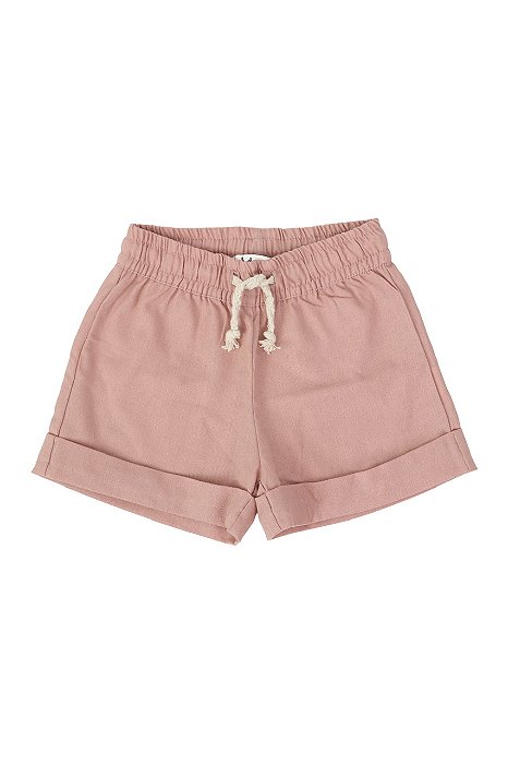 Shorts linho - Rose