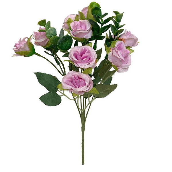 BUQUE DE MINI ROSA LILAS CP-0002LS