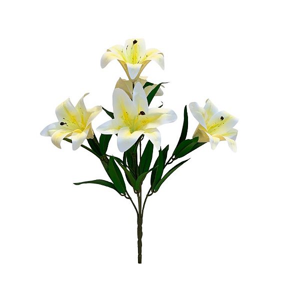 BUQUE DE LIRIO BRANCO 3D BK-0122BR