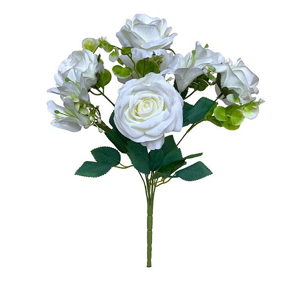 BUQUE ROSA C/LIRIO BRANCO FG-0030BR