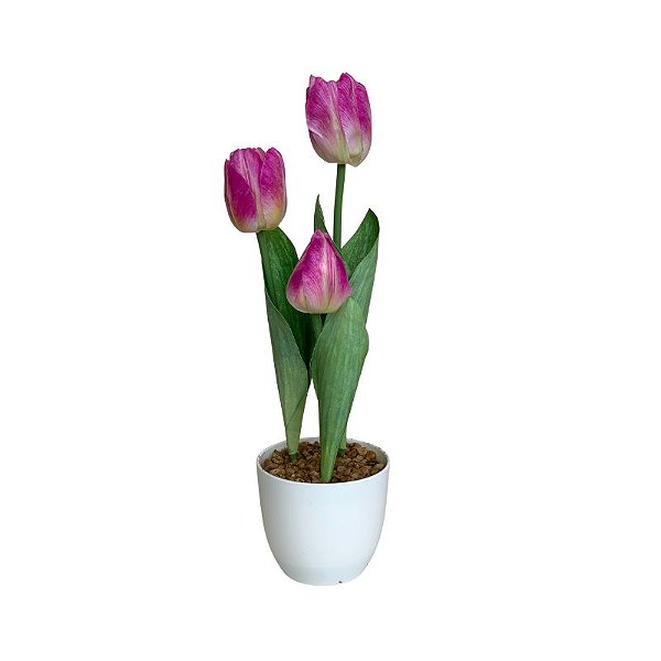 ARRANJO DE TULIPA LILAS FF-0036LS