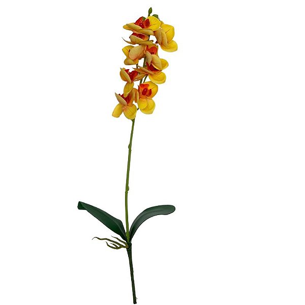 GALHO ORQUIDEA 3D AMARELA CR-0104AM