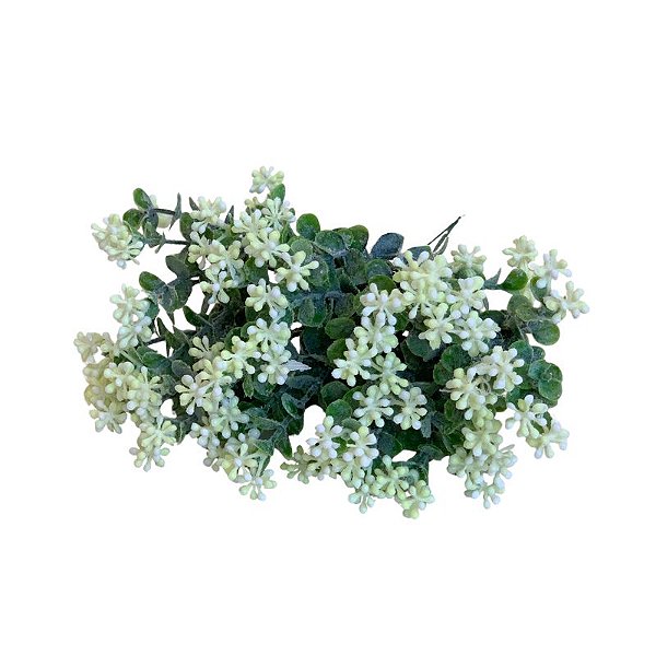 BUQUE EUCALIPTO BROTINHO BRANCO CD-0116BR