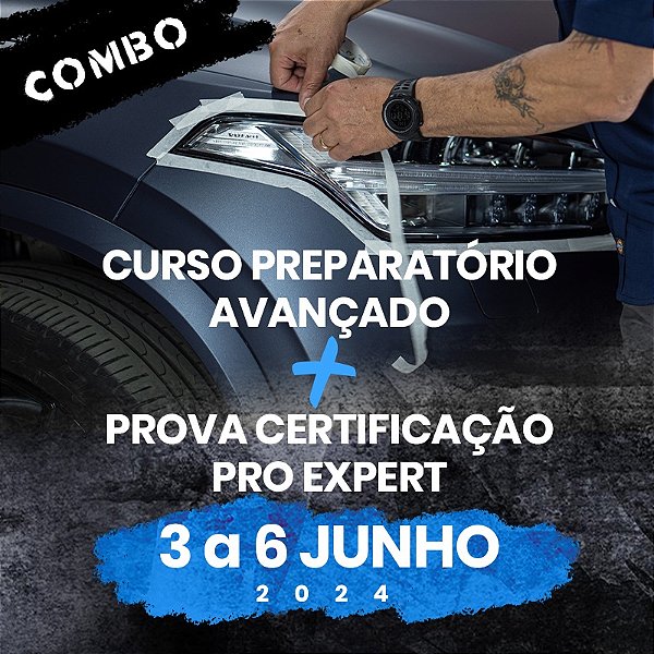 CURSO AVANÇADO +  PRO EXPERT AUTOMOTIVO -  03 a 06 de junho 2024