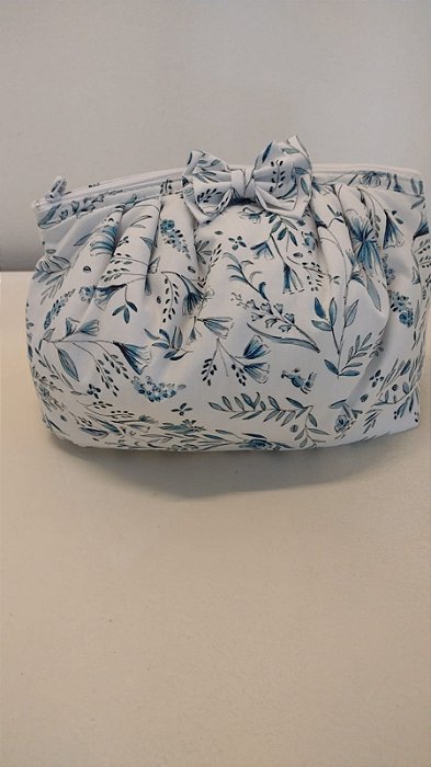 Necessaire Laço Gorda Floral Coelho -Grande