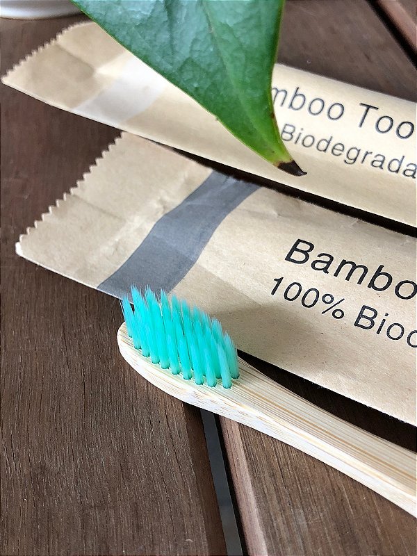 Escova de dente de bambu - BIOVERDE