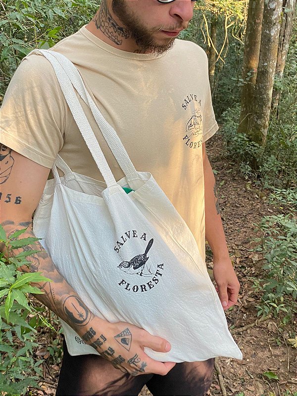 Eco bag Bio - pássaro - BIOVERDE