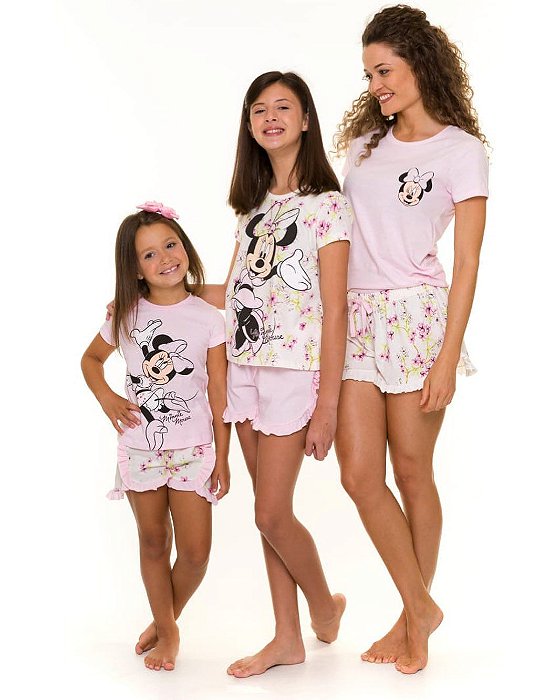 Pijama Short Doll Minnie