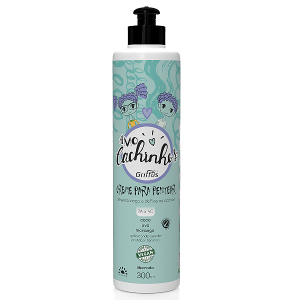 Amo Cachinhos - Creme de Pentear - Griffus - 300ml