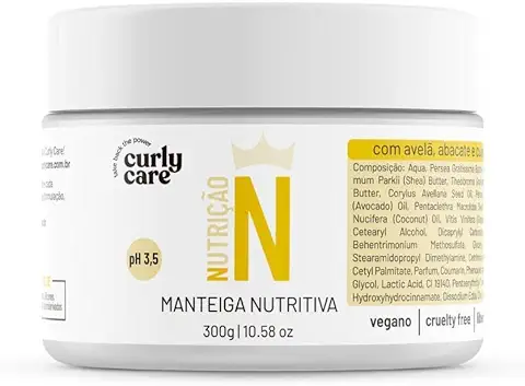 Nutrição N - Máscara Manteiga Nutritiva - Curly Care - 300g