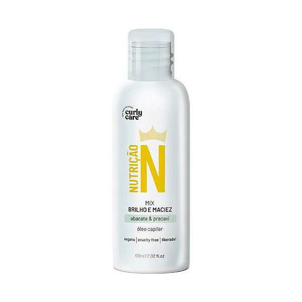 Óleo Vegetal - Mix Brilho e Maciez Abacate e Pracaxi - Curly Care - 60ml