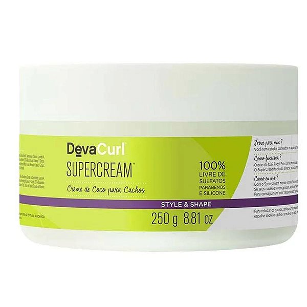 Deva Curl - Creme de Coco para Cachos - Creme Modelador - 250g
