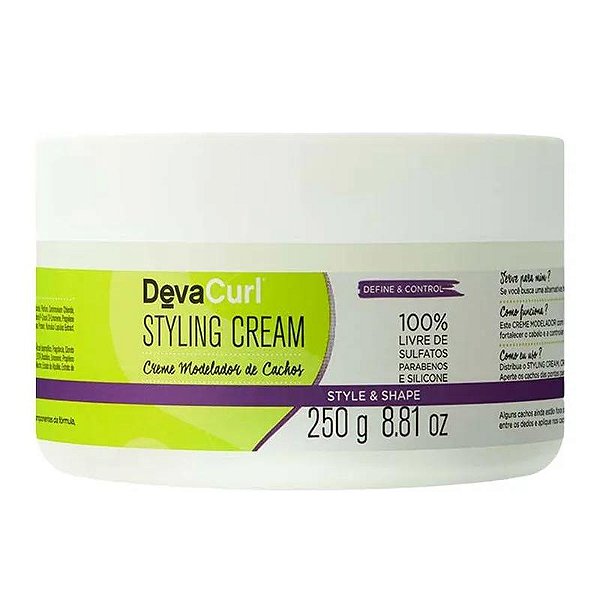 Deva Curl - Creme Estilizador Styling Cream - Modelador - 250g