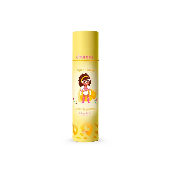 Super Curly - Creme de Pentear Infantil - Dhonna - 300ml
