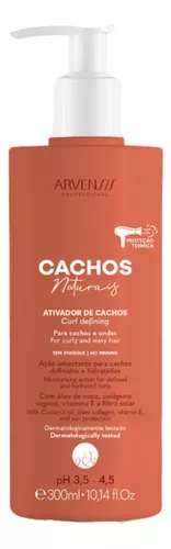 Cachos Naturais - Ativador de Cachos - Ondulados e Cacheados - Arvensis - 300ml