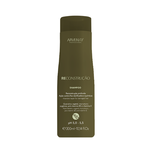 Reconstrução - Shampoo (Reposição de queratina) - Arvensis - 300ml