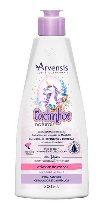 Cachinhos Naturais - Ativador (Ondulados e Cacheados) - Arvensis - 300ml