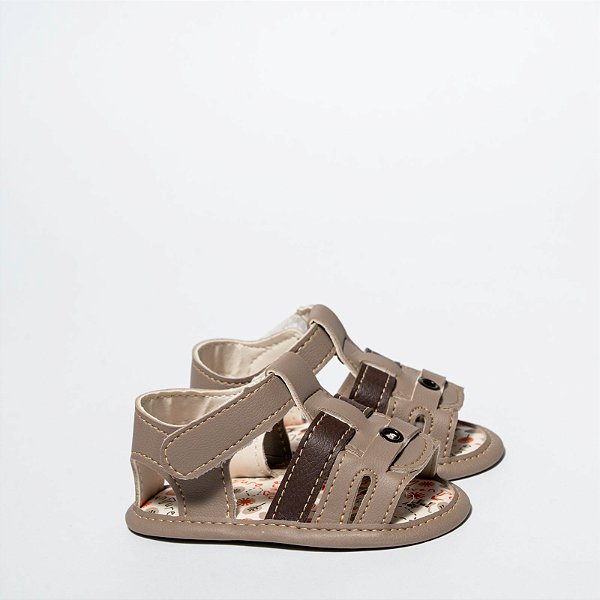 SANDALIA MASCULINA ADVENTURE - COR CASTOR/CAFÉ - LINHA BABY