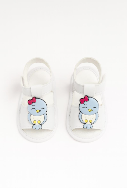 SANDALIA EMBORRACHADA PASSARINHO - COR AZUL - LINHA BABY