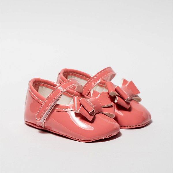 SAPATILHA FEMININA ECONOMICA - COR ROSA CHICLETE  - LAÇO DUPLO -  LINHA BABY