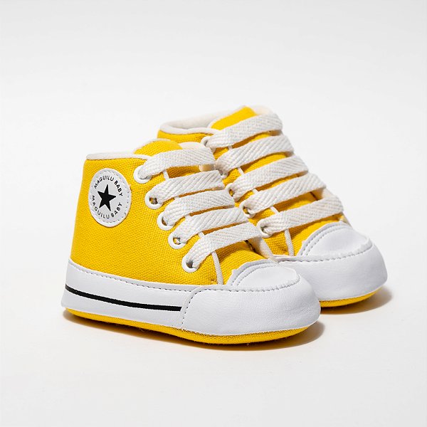 STARZINHO CANO ALTO - COR AMARELO - MATERIAL LONA - LINHA BABY