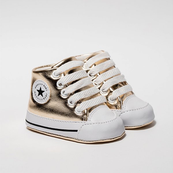 STARZINHO CANO ALTO - COR BRONZE - MATERIAL SINTÉTICO - LINHA BABY