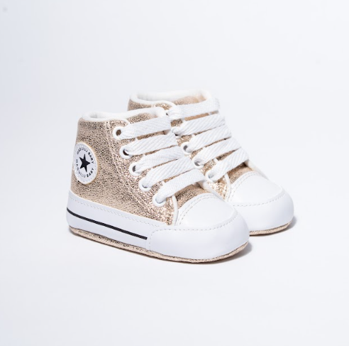 STARZINHO CANO ALTO - COR CROCO OURO LIGHT - MATERIAL SINTÉTICO - LINHA BABY