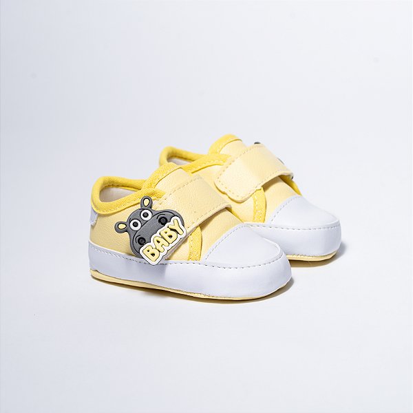 STARZINHO MASCULINO - APLICAÇÃO EMBORRACHADA - COR AMARELO- LINHA BABY