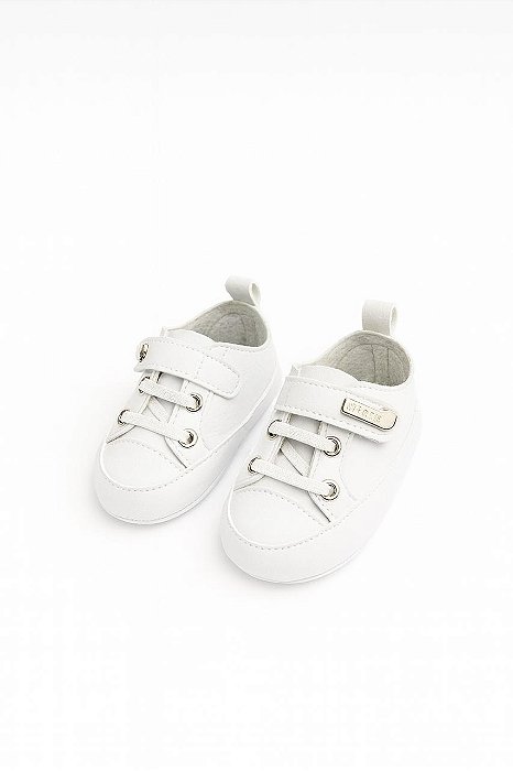 TÊNIS PONTA ELÁSTICO - COR BRANCO - LINHA BABY