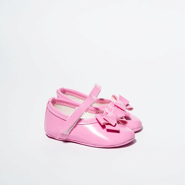 SAPATILHA FEMININA ECONOMICA - COR ROSA BEBÊ - LAÇO DUPLO -  LINHA BABY