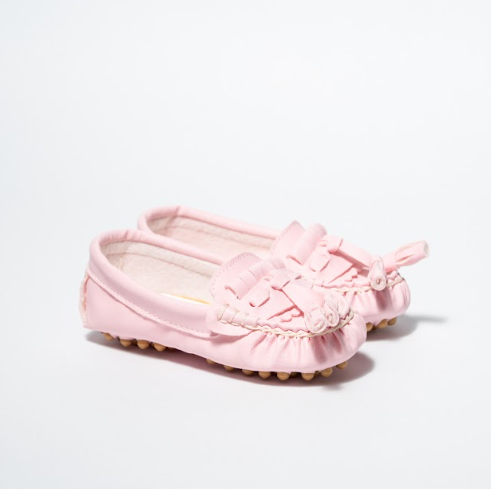 MOCASSIM CRAVINHO FEMININO - COR ROSA - LINHA KIDS