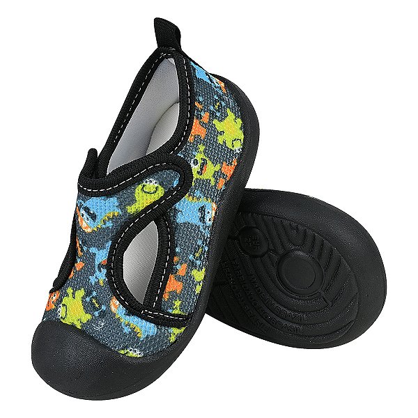 Tênis Masculino Infantil Conforto - Cor Preto - Modelo Meia Aberto - Linha Kids