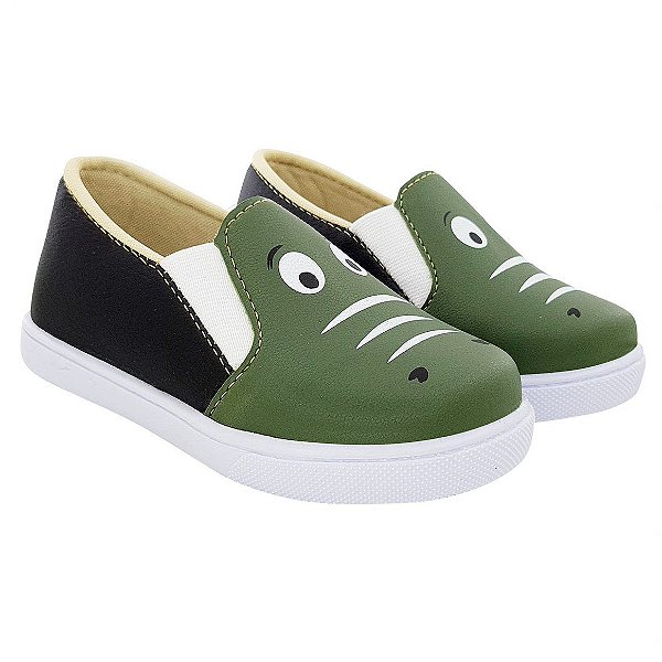 slip on verde musgo