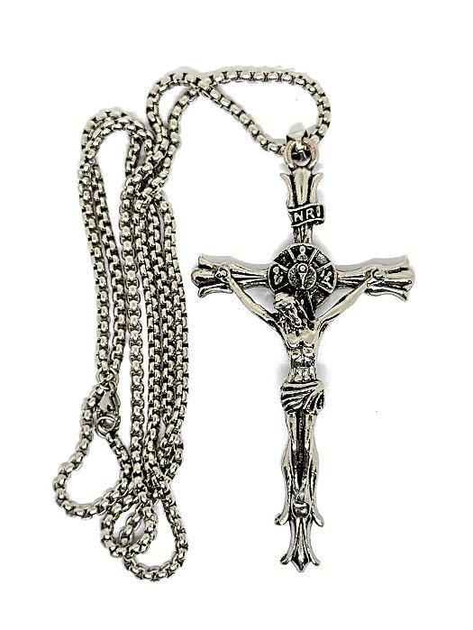 Cruz grande para pescoço