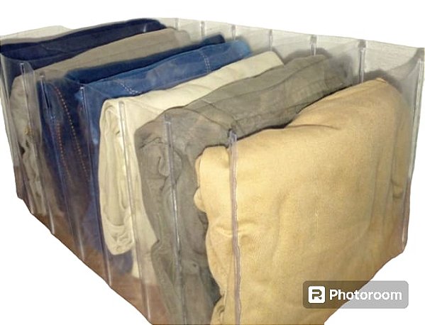 Colmeia Organizadora Tam Extra G  7 Nichos 25x42x20cm Transparente