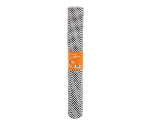 Forro p/Gaveta Antiderrapante PVC Quadradinho 45x120 cm Cinza