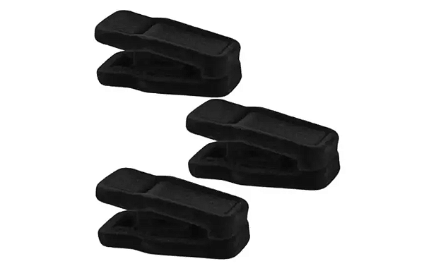 Kit Presilhas Veludo Cor Preto com 20 unidades