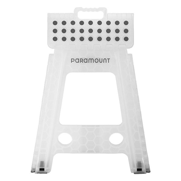 Banqueta Dobrável Antiderrapante Clear 45 cm